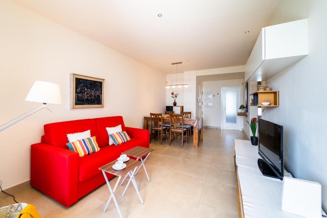 Primera línea de mar con piscina, gimnasio y parking 2 hab y 2 baños Villajoyosa  Exterior foto